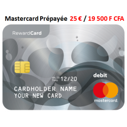 Mastercard Prépayée 25 € /...