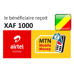 AIRTEL/MTN MONEY 1 000 FCFA