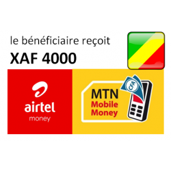 AIRTEL/MTN MONEY 4 000 FCFA