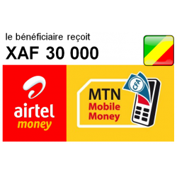 AIRTEL/MTN MONEY 30 000 FCFA