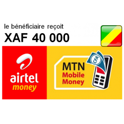 AIRTEL/MTN MONEY 40 000 FCFA